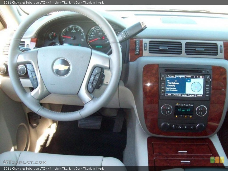 Light Titanium/Dark Titanium Interior Dashboard for the 2011 Chevrolet Suburban LTZ 4x4 #39073531
