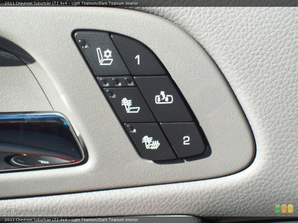Light Titanium/Dark Titanium Interior Controls for the 2011 Chevrolet Suburban LTZ 4x4 #39073783
