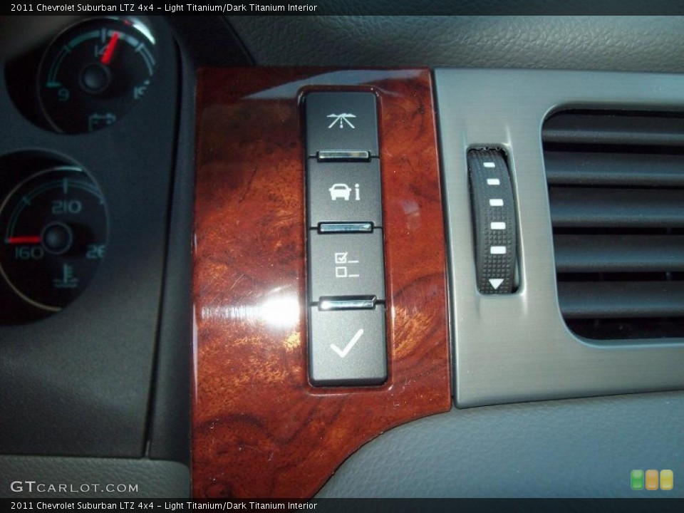 Light Titanium/Dark Titanium Interior Controls for the 2011 Chevrolet Suburban LTZ 4x4 #39073831