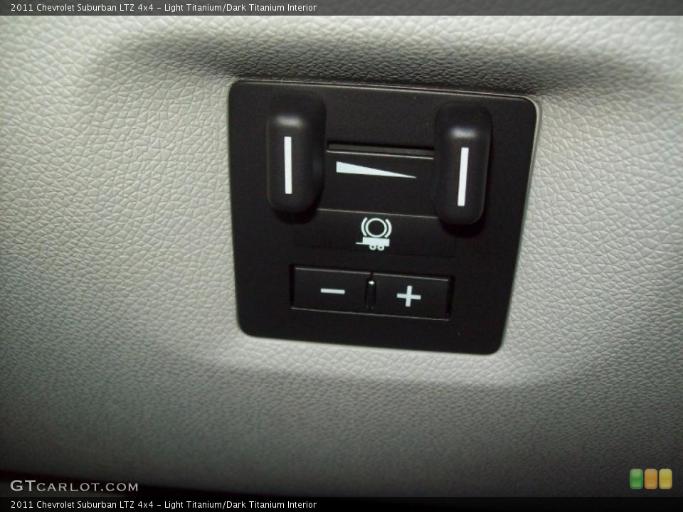 Light Titanium/Dark Titanium Interior Controls for the 2011 Chevrolet Suburban LTZ 4x4 #39073855