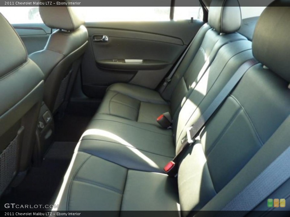 Ebony Interior Photo for the 2011 Chevrolet Malibu LTZ #39073919