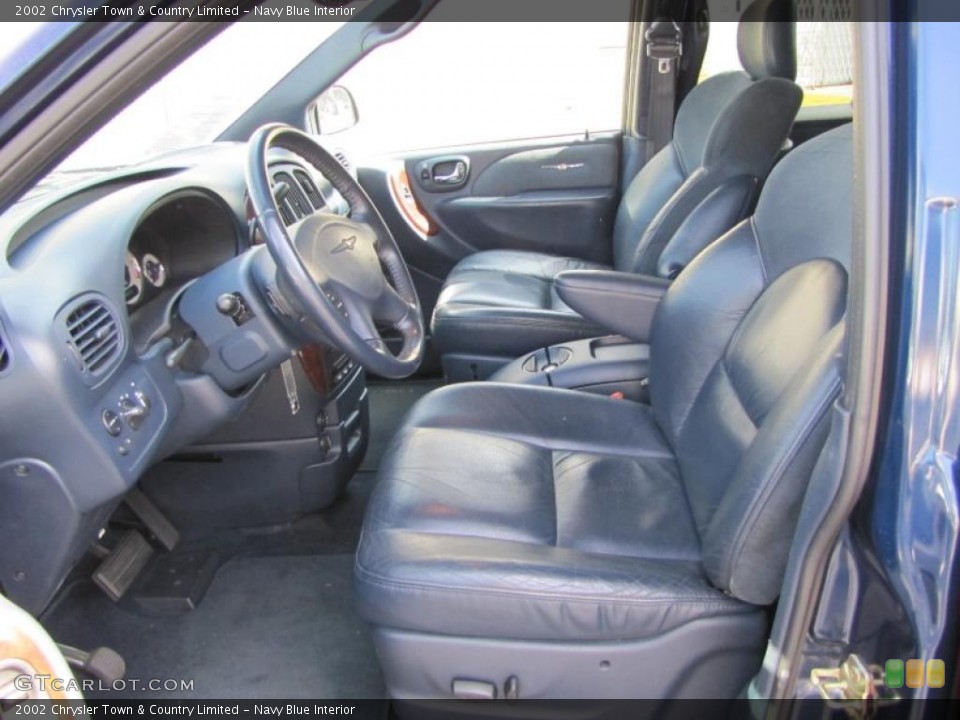 Navy Blue Interior Photo for the 2002 Chrysler Town & Country Limited #39074015
