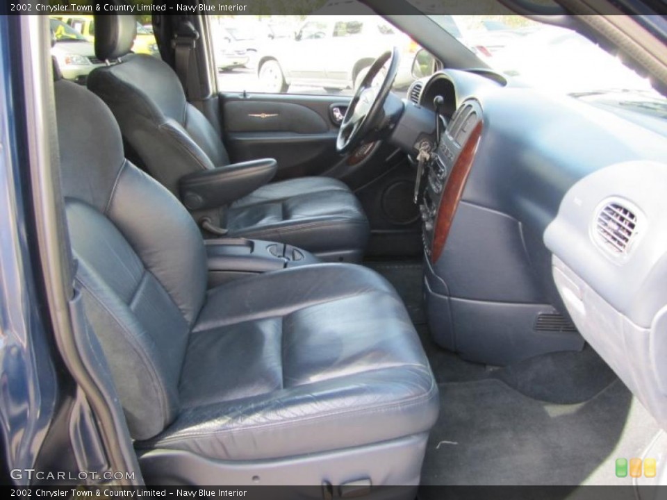 Navy Blue Interior Photo for the 2002 Chrysler Town & Country Limited #39074059