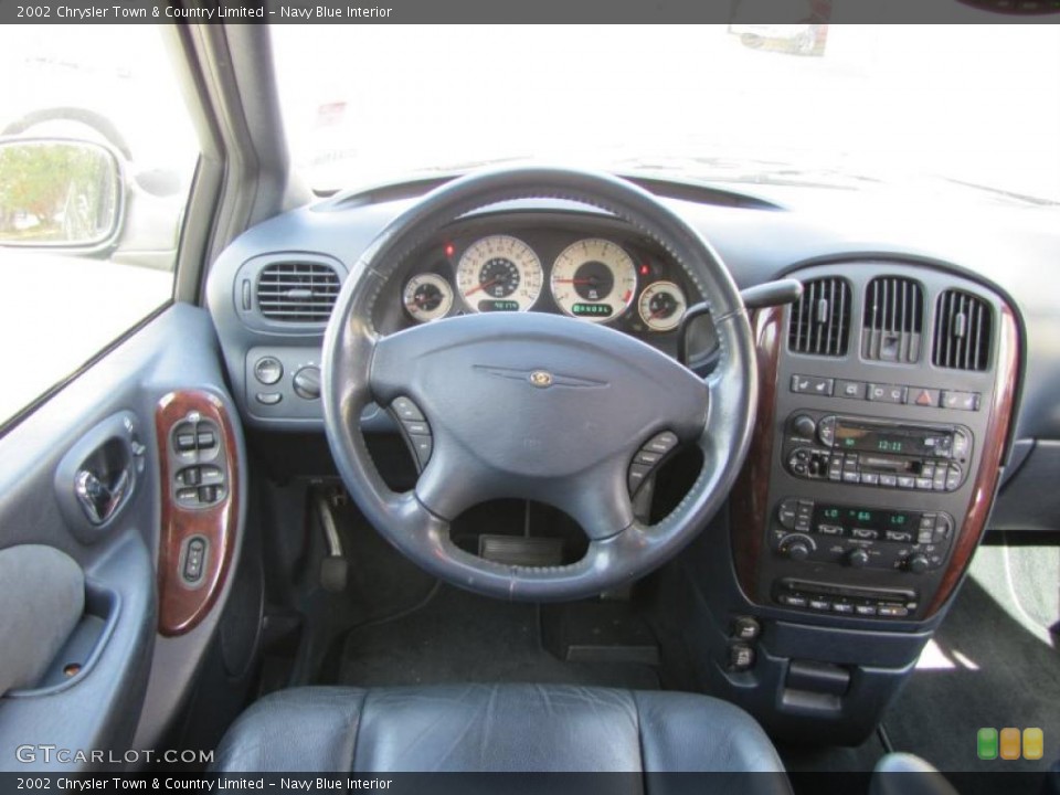Navy Blue Interior Dashboard for the 2002 Chrysler Town & Country Limited #39074091