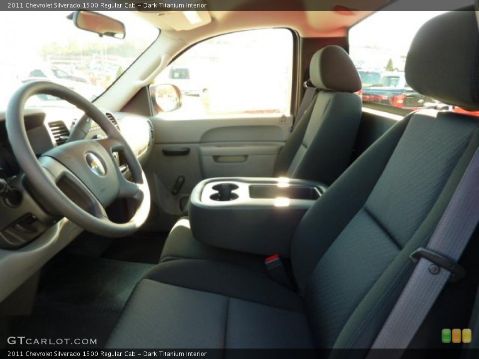 Dark Titanium Interior Photo for the 2011 Chevrolet Silverado 1500 Regular Cab #39074103
