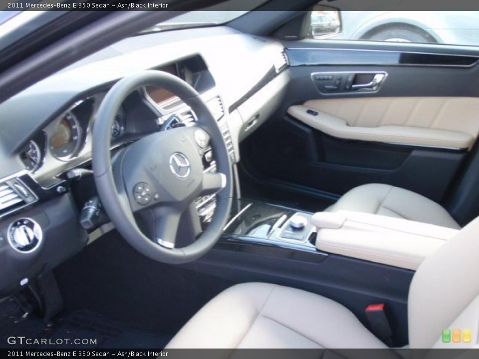 Ash/Black Interior Photo for the 2011 Mercedes-Benz E 350 Sedan #39074127
