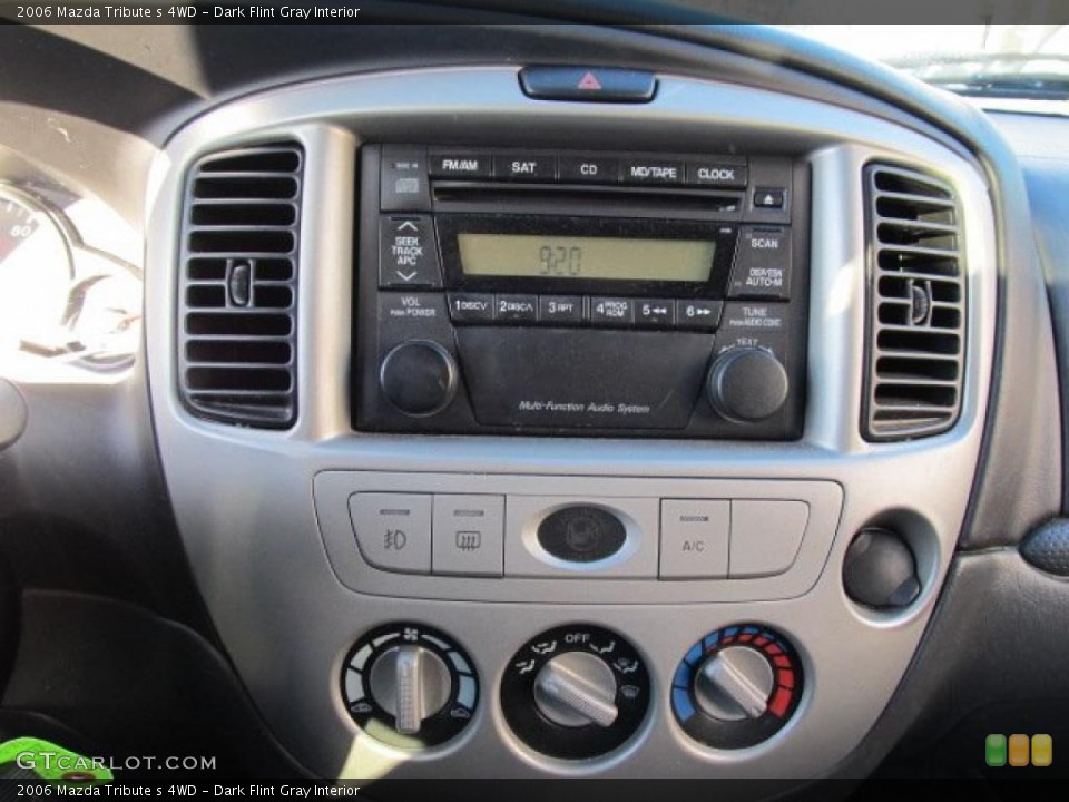 Dark Flint Gray Interior Controls for the 2006 Mazda Tribute s 4WD #39074183