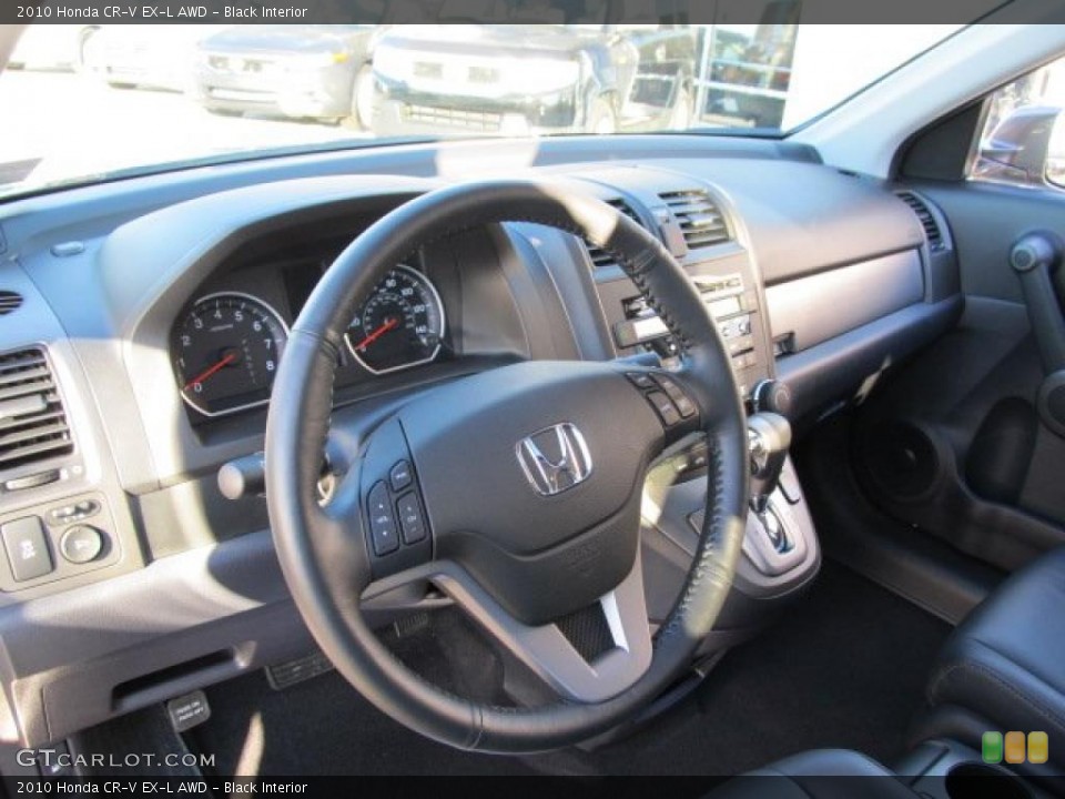 Black Interior Steering Wheel for the 2010 Honda CR-V EX-L AWD #39074399
