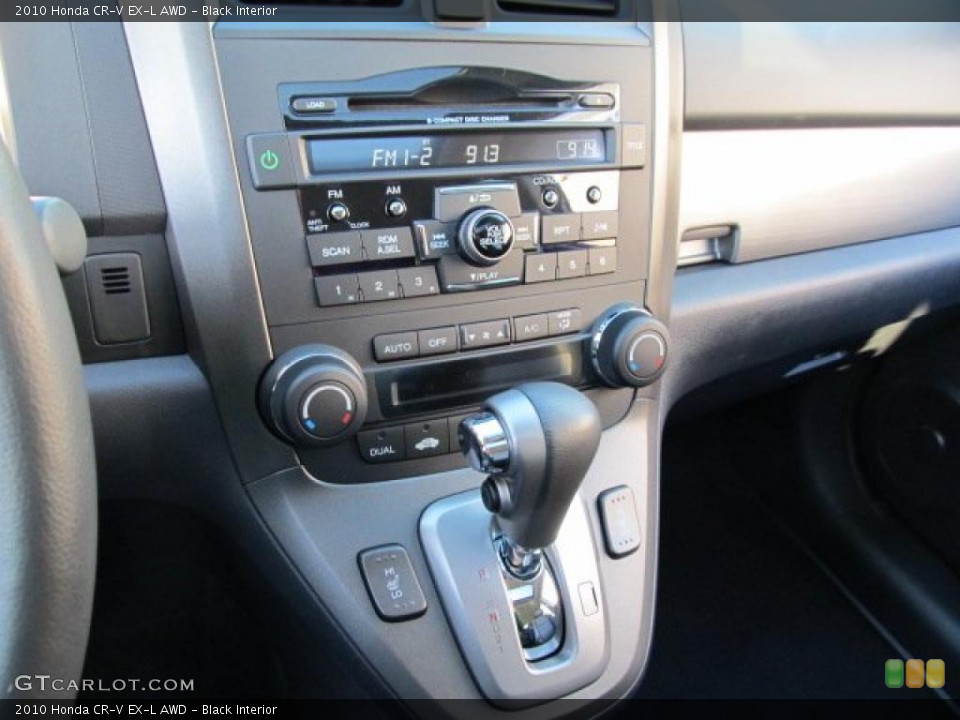 Black Interior Controls for the 2010 Honda CR-V EX-L AWD #39074447