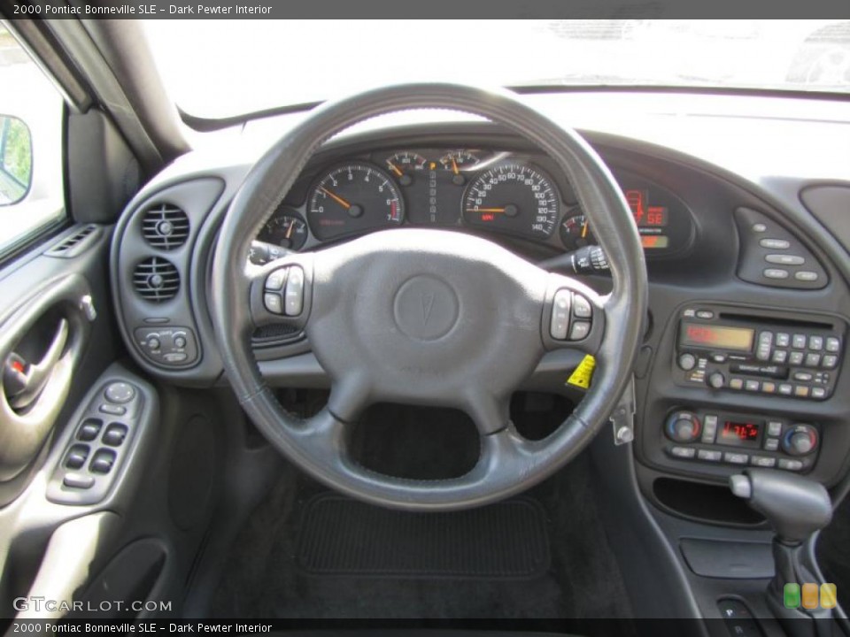 Dark Pewter Interior Steering Wheel for the 2000 Pontiac Bonneville SLE #39075375