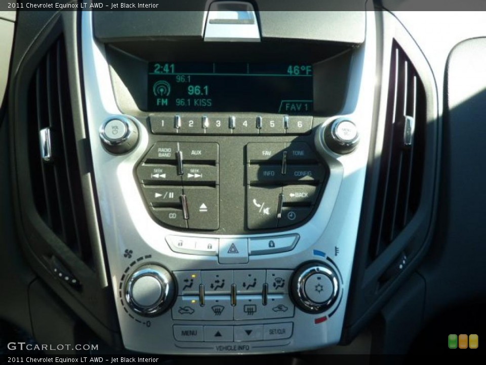 Jet Black Interior Controls for the 2011 Chevrolet Equinox LT AWD #39076139