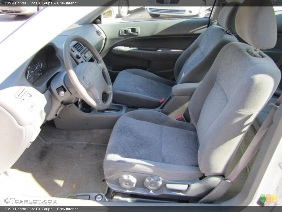 Gray Interior Photo for the 1999 Honda Civic EX Coupe #39076291