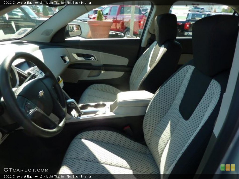 Light Titanium/Jet Black Interior Photo for the 2011 Chevrolet Equinox LS #39076575