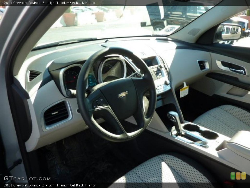 Light Titanium/Jet Black Interior Prime Interior for the 2011 Chevrolet Equinox LS #39076659
