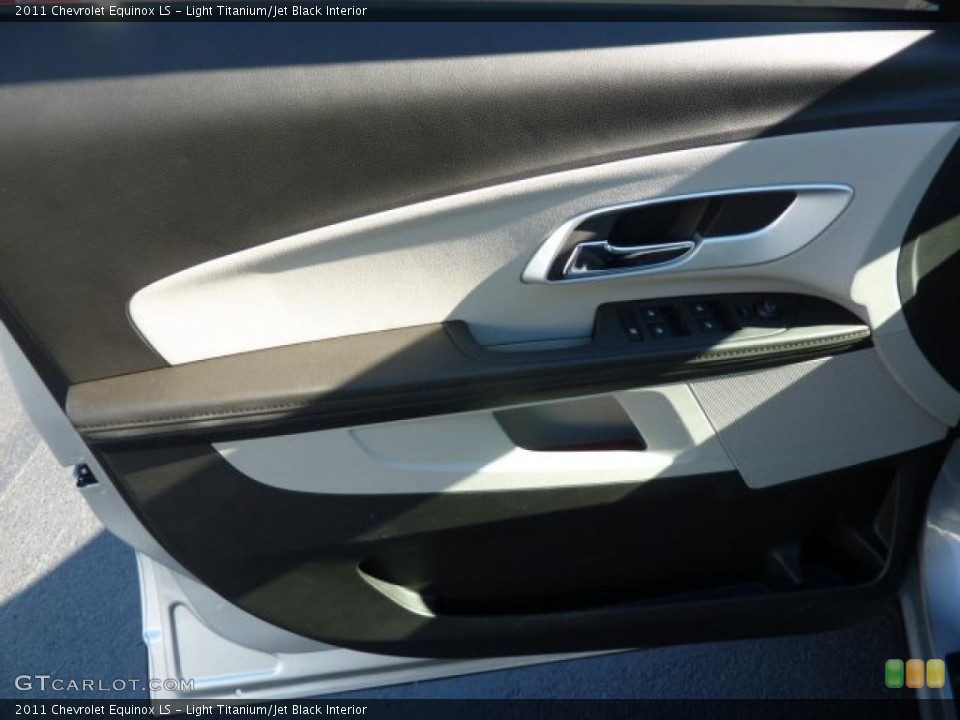 Light Titanium/Jet Black Interior Door Panel for the 2011 Chevrolet Equinox LS #39076679