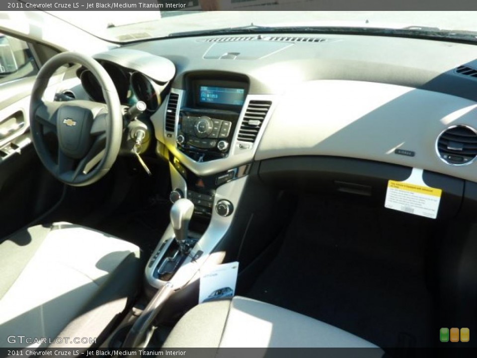 Jet Black/Medium Titanium Interior Dashboard for the 2011 Chevrolet Cruze LS #39076891