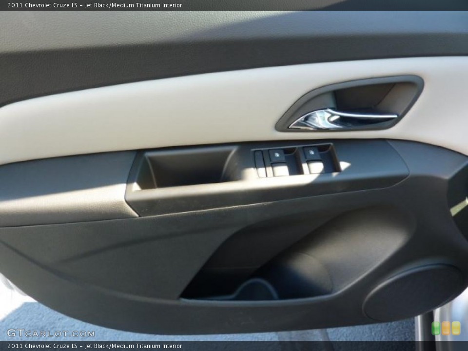 Jet Black/Medium Titanium Interior Door Panel for the 2011 Chevrolet Cruze LS #39076987