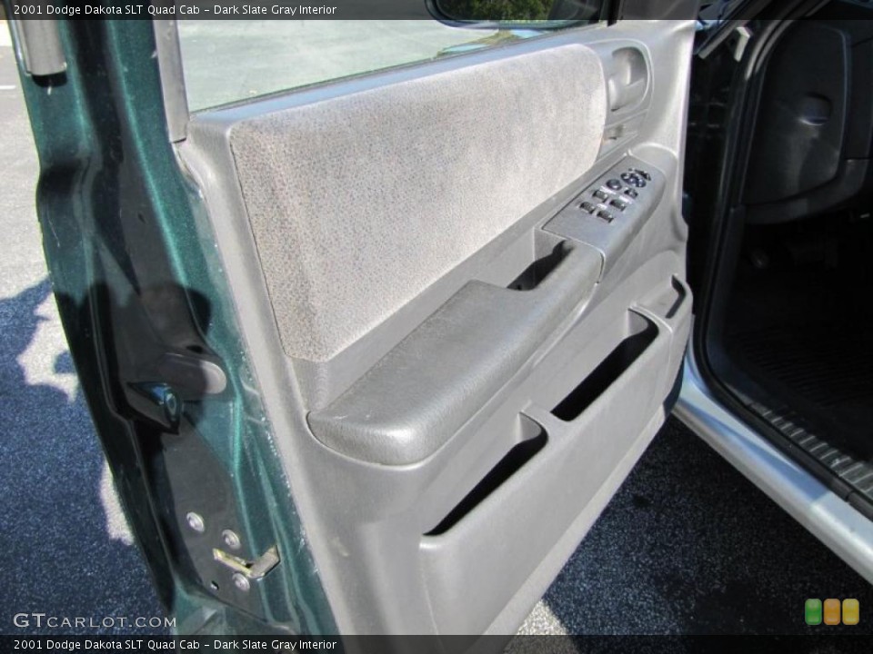 Dark Slate Gray Interior Door Panel for the 2001 Dodge Dakota SLT Quad Cab #39077015