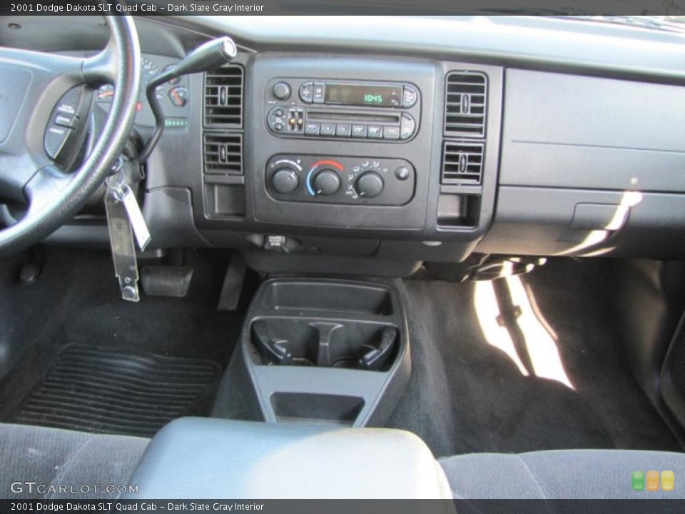 Dark Slate Gray Interior Dashboard for the 2001 Dodge Dakota SLT Quad Cab #39077067