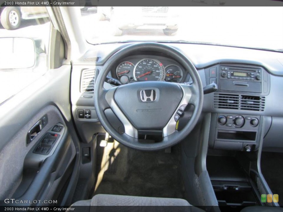 Gray Interior Steering Wheel for the 2003 Honda Pilot LX 4WD #39077339