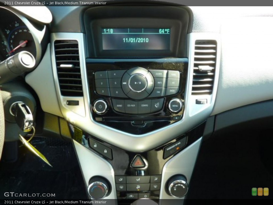 Jet Black/Medium Titanium Interior Controls for the 2011 Chevrolet Cruze LS #39077639