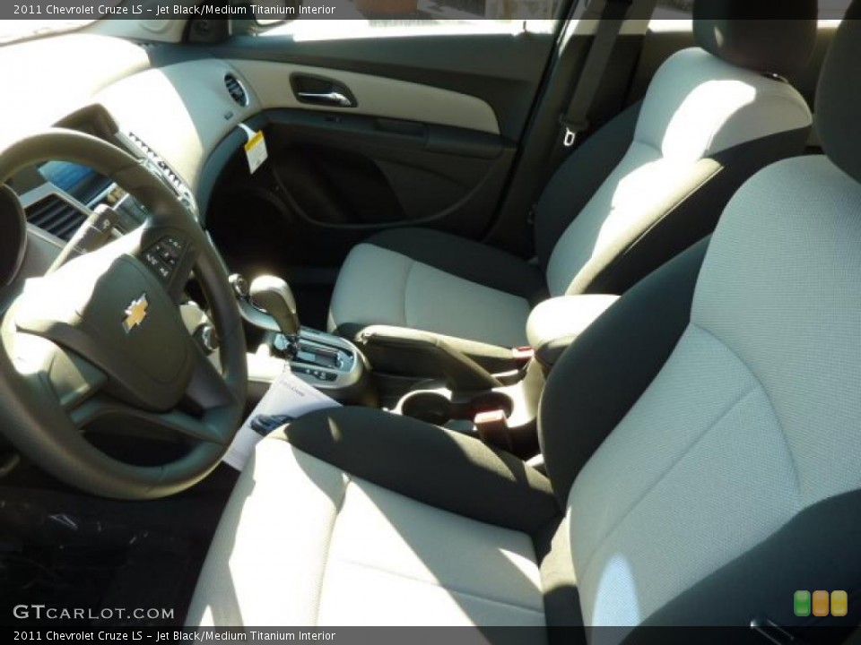 Jet Black/Medium Titanium Interior Photo for the 2011 Chevrolet Cruze LS #39077775