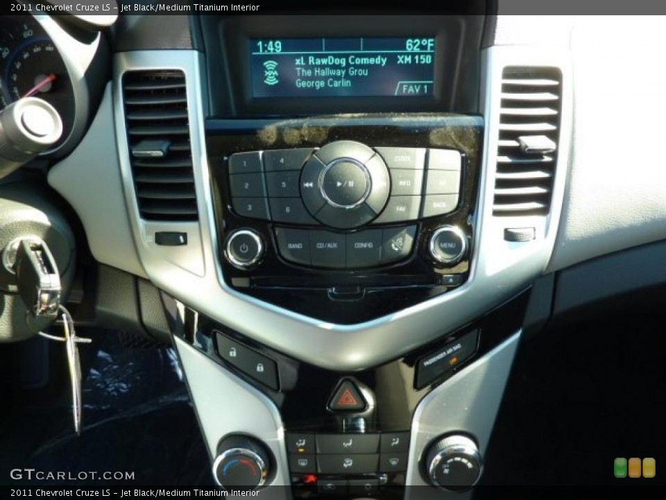 Jet Black/Medium Titanium Interior Controls for the 2011 Chevrolet Cruze LS #39077939