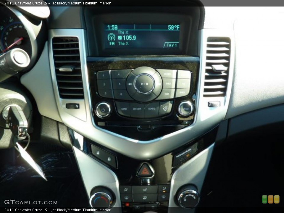 Jet Black/Medium Titanium Interior Controls for the 2011 Chevrolet Cruze LS #39078511