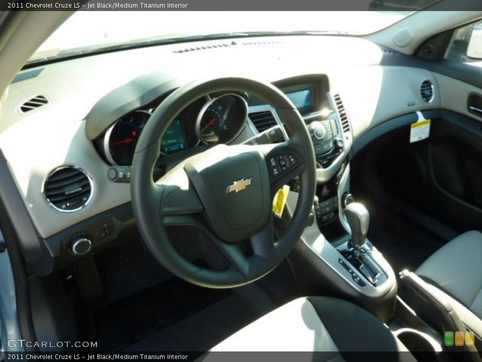 Jet Black/Medium Titanium Interior Prime Interior for the 2011 Chevrolet Cruze LS #39078715