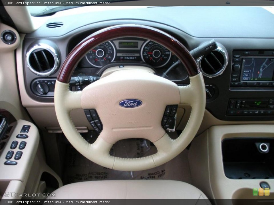 Medium Parchment Interior Steering Wheel for the 2006 Ford Expedition Limited 4x4 #39078855