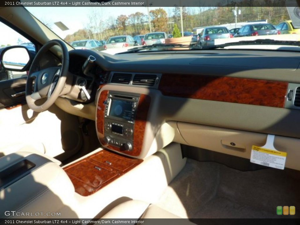 Light Cashmere/Dark Cashmere Interior Dashboard for the 2011 Chevrolet Suburban LTZ 4x4 #39078947
