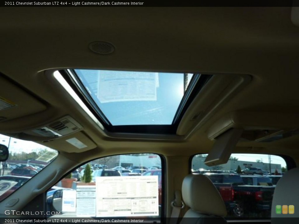 Light Cashmere/Dark Cashmere Interior Sunroof for the 2011 Chevrolet Suburban LTZ 4x4 #39079059