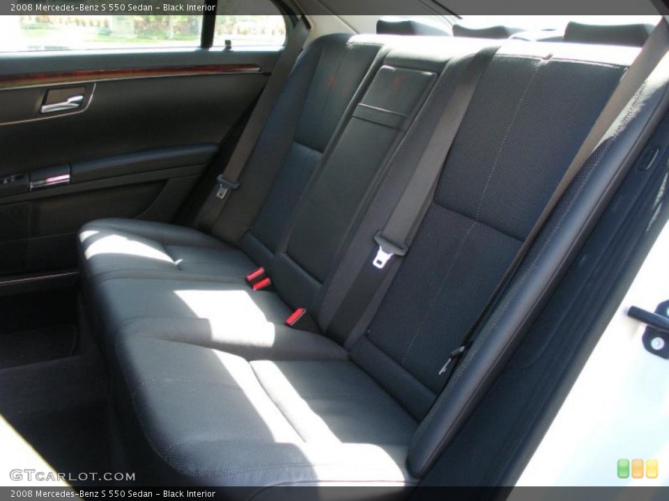 Black Interior Photo for the 2008 Mercedes-Benz S 550 Sedan #39079159