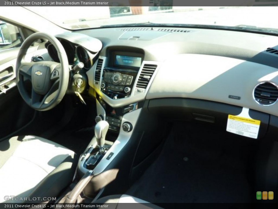 Jet Black/Medium Titanium Interior Dashboard for the 2011 Chevrolet Cruze LS #39079563