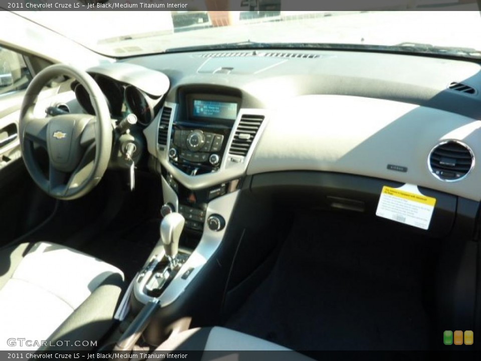 Jet Black/Medium Titanium Interior Dashboard for the 2011 Chevrolet Cruze LS #39079854