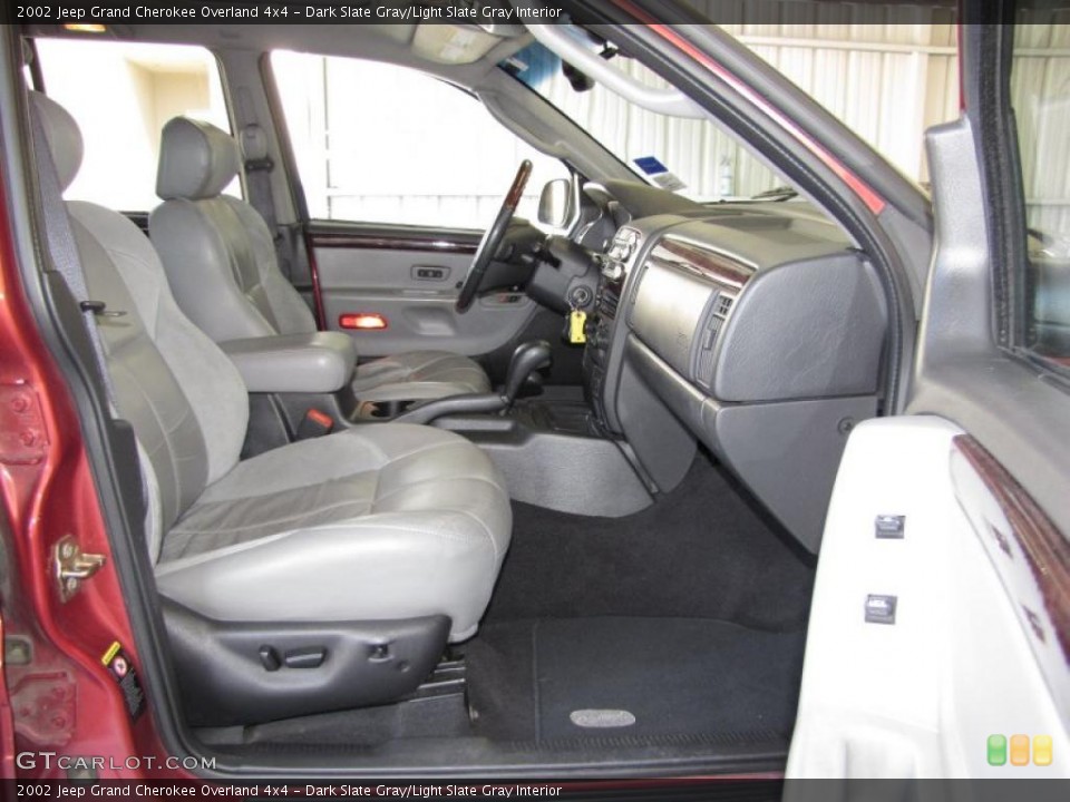 Dark Slate Gray/Light Slate Gray Interior Photo for the 2002 Jeep Grand Cherokee Overland 4x4 #39079967