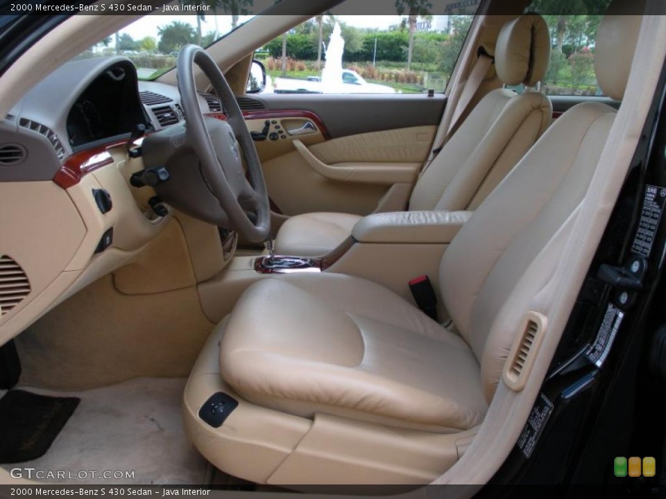 Java Interior Photo for the 2000 Mercedes-Benz S 430 Sedan #39080915