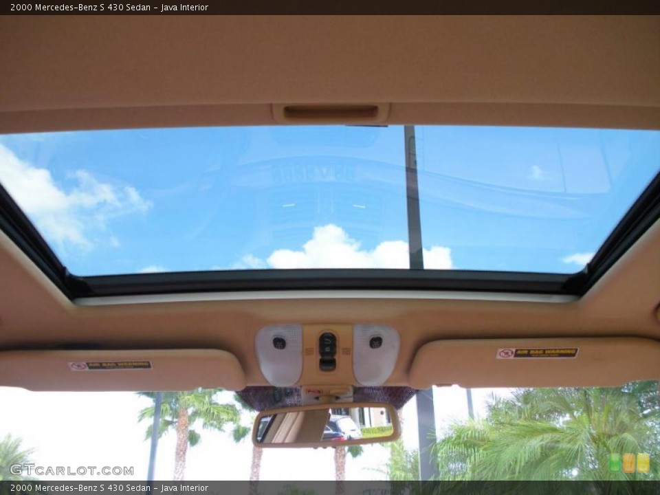 Java Interior Sunroof for the 2000 Mercedes-Benz S 430 Sedan #39081040