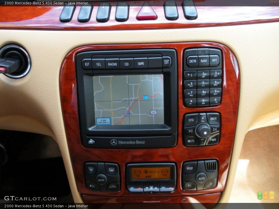 Java Interior Controls for the 2000 Mercedes-Benz S 430 Sedan #39081084