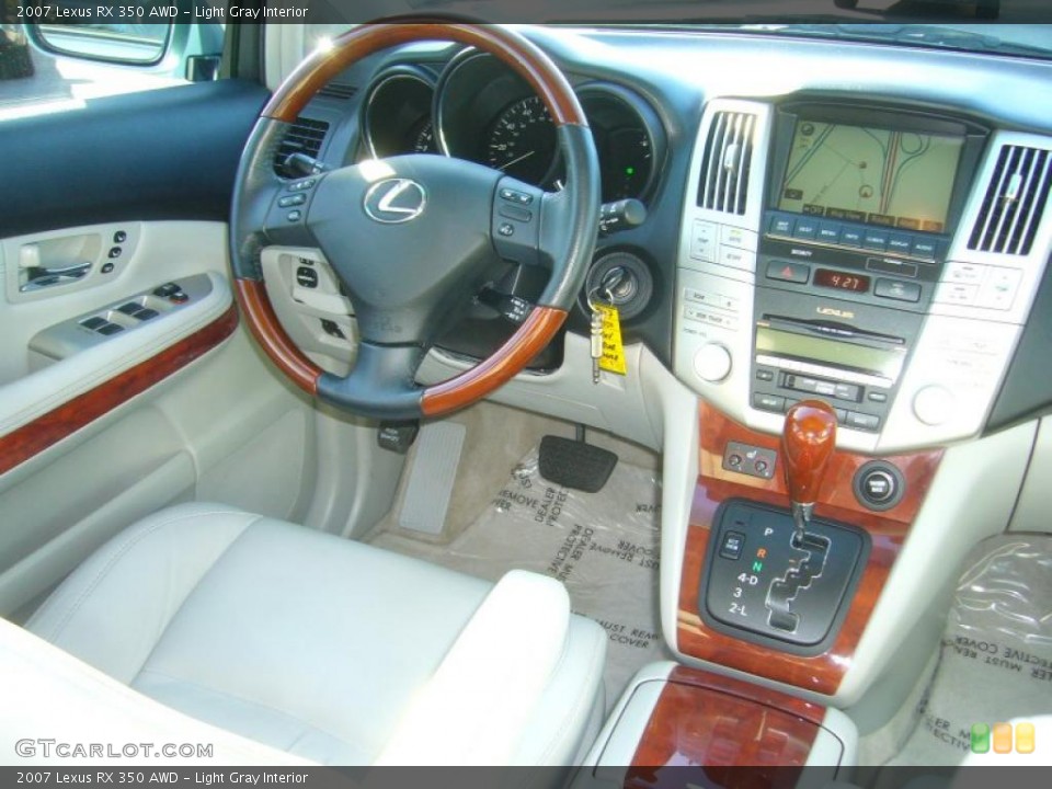 Light Gray Interior Prime Interior for the 2007 Lexus RX 350 AWD #39081180