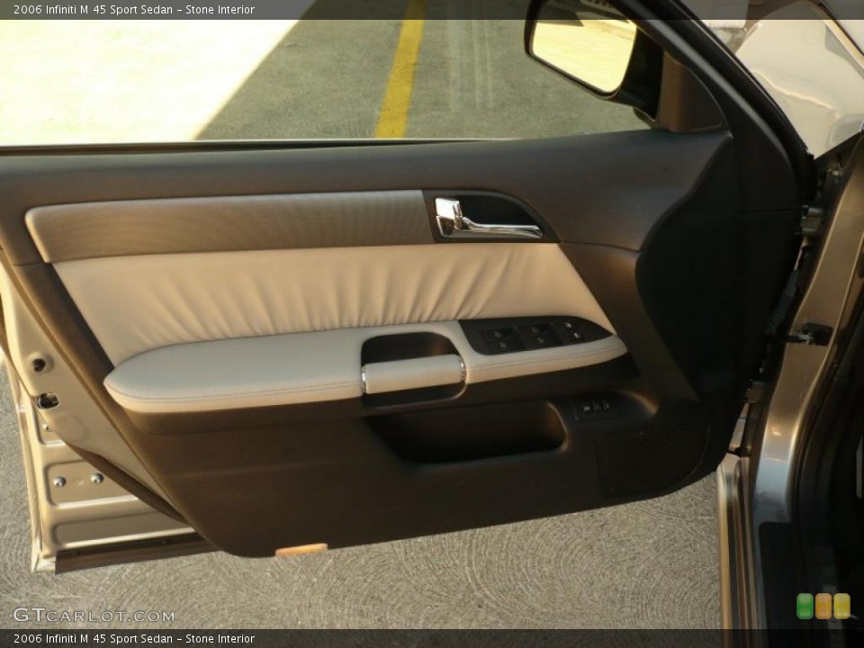 Stone Interior Door Panel for the 2006 Infiniti M 45 Sport Sedan #39081413