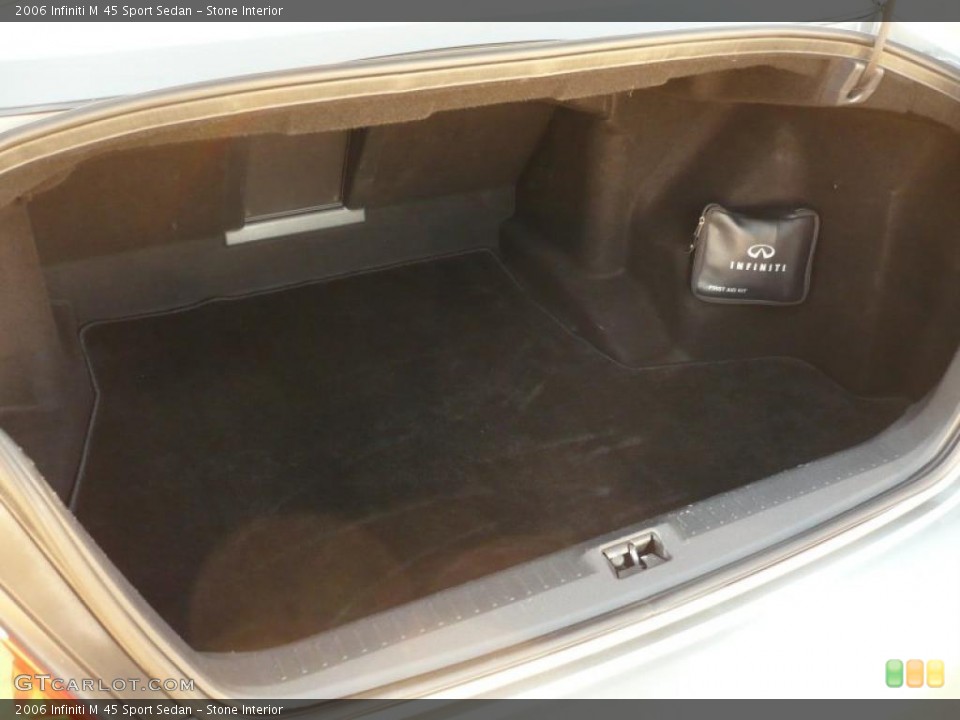 Stone Interior Trunk for the 2006 Infiniti M 45 Sport Sedan #39081477