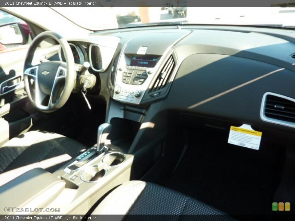 Jet Black Interior Dashboard for the 2011 Chevrolet Equinox LT AWD #39081701