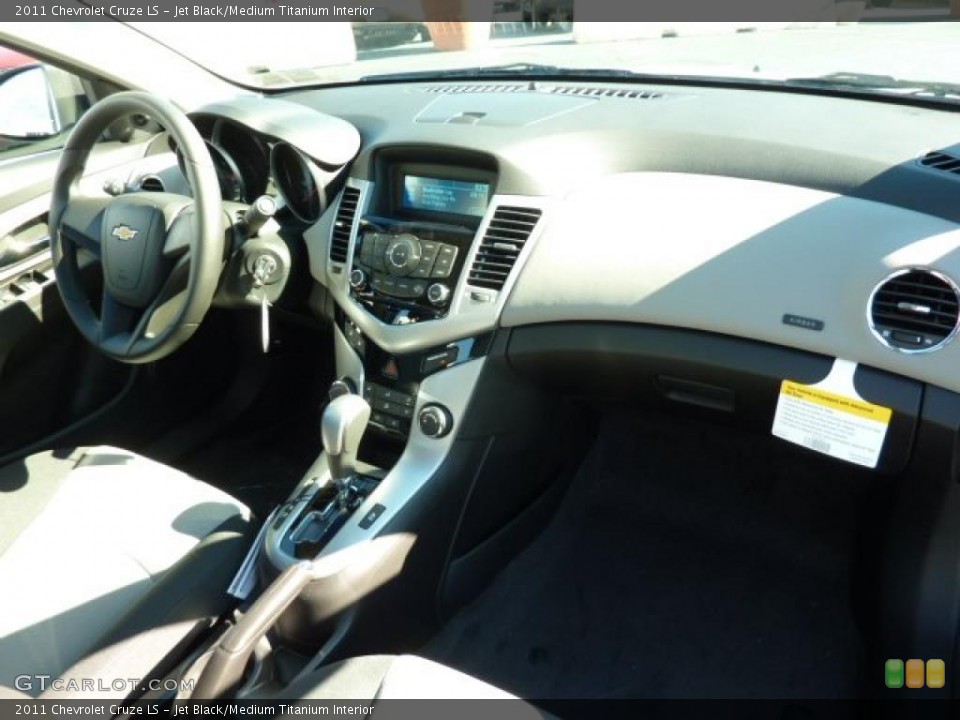Jet Black/Medium Titanium Interior Dashboard for the 2011 Chevrolet Cruze LS #39082005