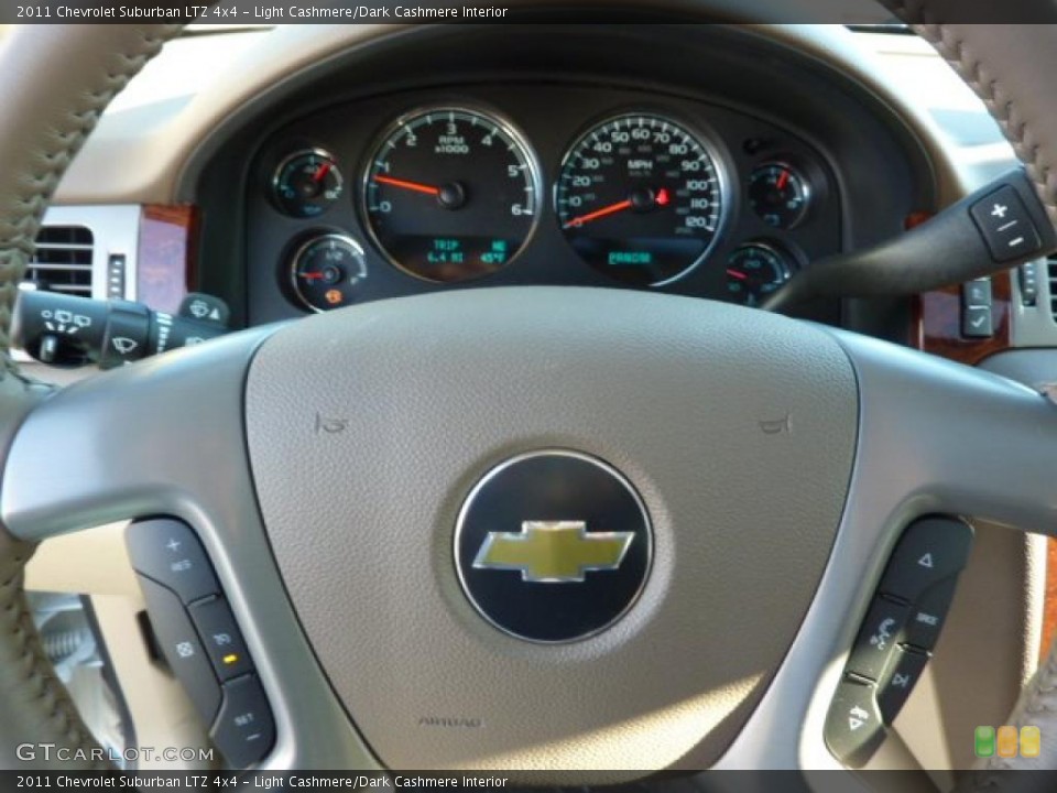 Light Cashmere/Dark Cashmere Interior Controls for the 2011 Chevrolet Suburban LTZ 4x4 #39082457
