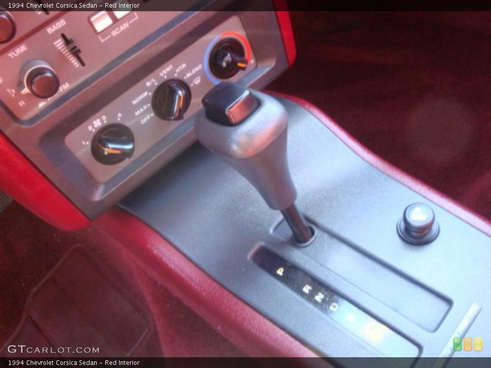 Red Interior Transmission for the 1994 Chevrolet Corsica Sedan #39082917