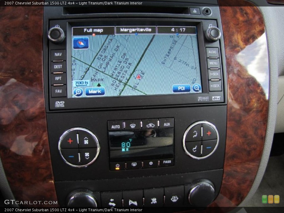 Light Titanium/Dark Titanium Interior Navigation for the 2007 Chevrolet Suburban 1500 LTZ 4x4 #39085205