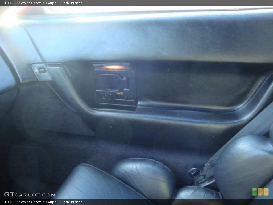 Black Interior Door Panel for the 1992 Chevrolet Corvette Coupe #39085845