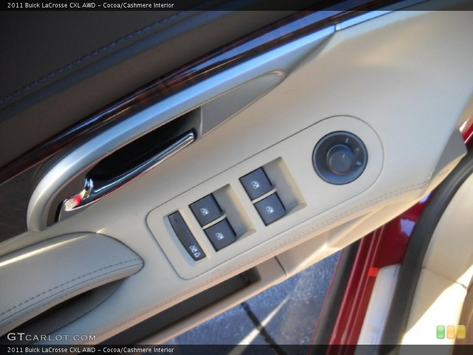 Cocoa/Cashmere Interior Controls for the 2011 Buick LaCrosse CXL AWD #39086569
