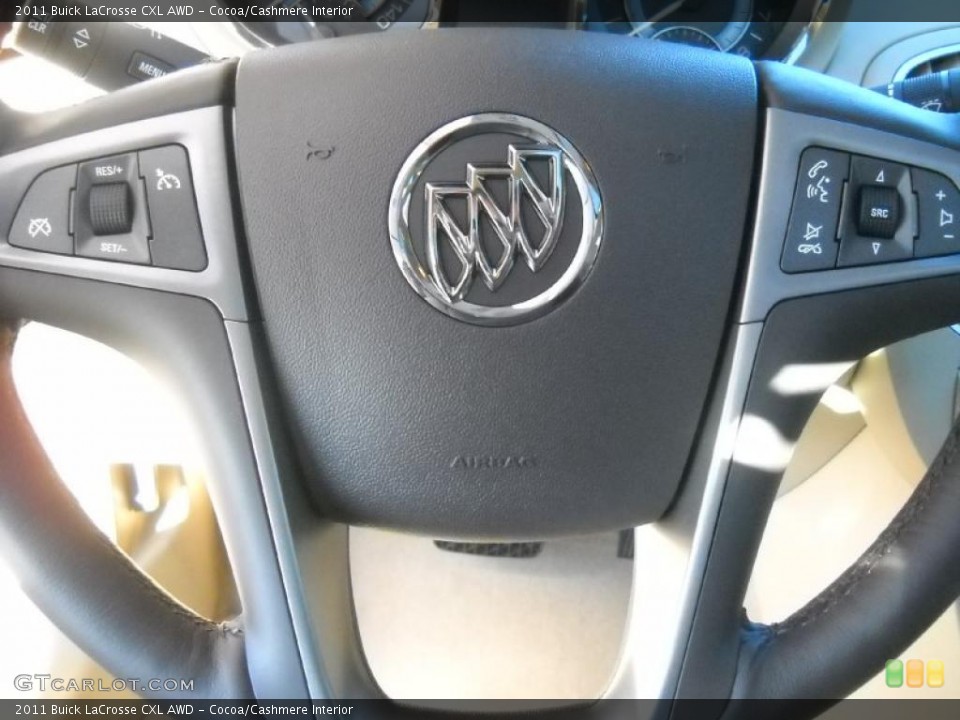 Cocoa/Cashmere Interior Controls for the 2011 Buick LaCrosse CXL AWD #39086625